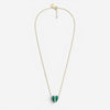 Morganne Bello Infinite Love 18K Yellow Gold Agate & Diamond Pendant Necklace 43