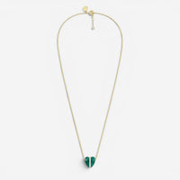 Morganne Bello Infinite Love 18K Yellow Gold Agate & Diamond Pendant Necklace 43
