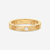 Gucci Icon Ring 18K Yellow Gold and Diamond Band Ring YBC7278920020 MSRP $1,610 - THE SOLIST