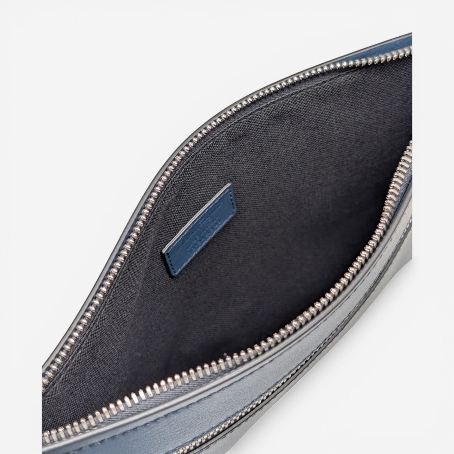 Salvatore Ferragamo Firenze Men's 723805 Blue Clutch MSRP $850 - THE SOLIST