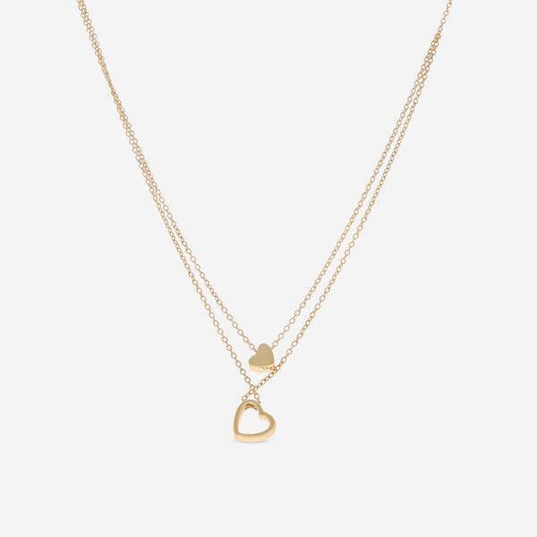 K Di Kuore In And Out 18K Yellow Gold Diamond Necklace 451556 - THE SOLIST