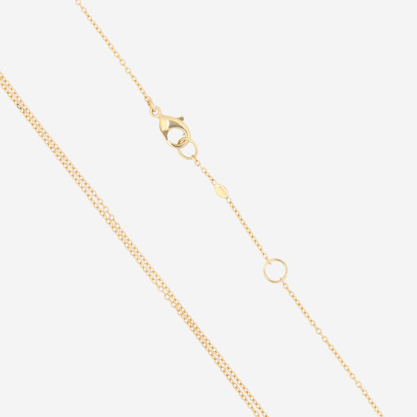 K Di Kuore In And Out 18K Yellow Gold Diamond Necklace 451556 - THE SOLIST