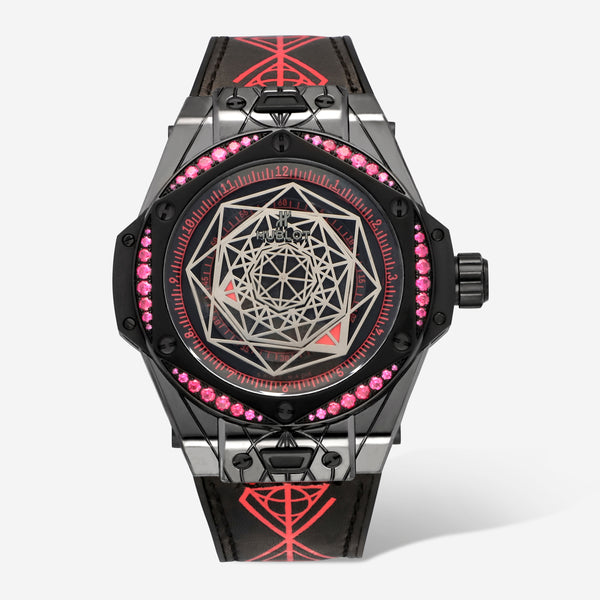 Hublot Big Bang Sang Bleu All Black Red Automatic Watch  465.CS.1119.VR.1202.MXM18