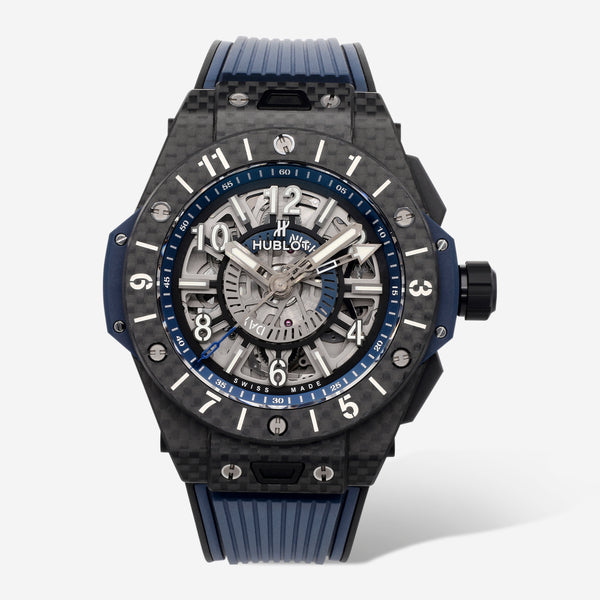 Hublot Big Bang Unico GMT 45mm Carbon Fiber Automatic Men's Watch 471.QX.7127.RX