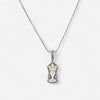 Konstantino Dome Sterling Silver & 18K Yellow Gold Blue Spinel Pendant MEKJ739-478