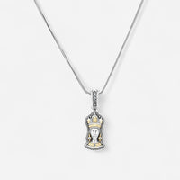 Konstantino Dome Sterling Silver & 18K Yellow Gold Blue Spinel Pendant MEKJ739-478
