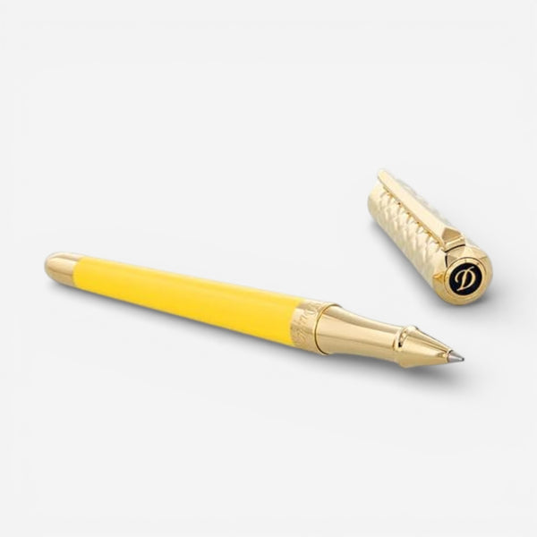 S.T. Dupont Liberté Yellow Lacquer & Yellow Gold Rollerball Pen DP462680