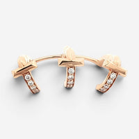 Tiffany & Co. T1 18K Rose Gold Diamond Ear Cuff T1