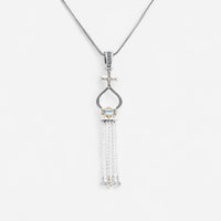 Konstantino Dome Sterling Silver & 18K Yellow Gold Blue Spinel Pendant MEKJ735-478