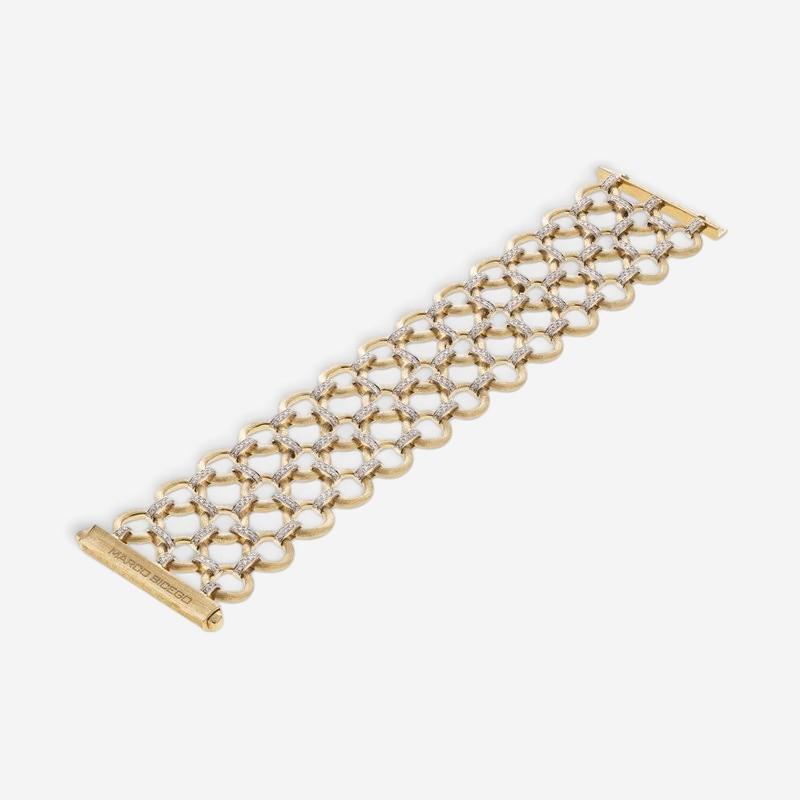 Marco Bicego Jaipur Link 18K Yellow & White Gold Diamond Bracelet BB2661_B_YW_Q6