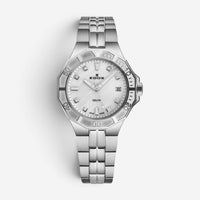 Edox Delfin Stainless Steel Diamond Quartz Ladies Watch 53020-3M-NADN