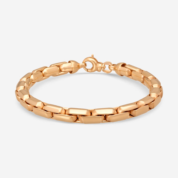 Roberto Coin Oro Classic 18K Rose Gold Link Bracelet 5310182AX800