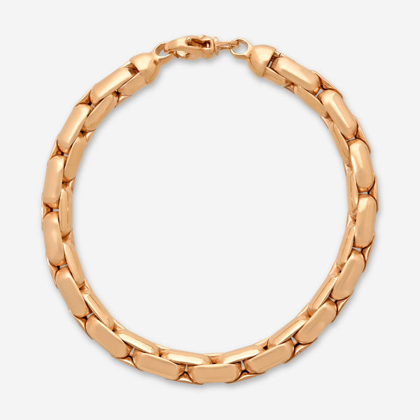 Roberto Coin Oro Classic 18K Rose Gold Link Bracelet 5310182AX800