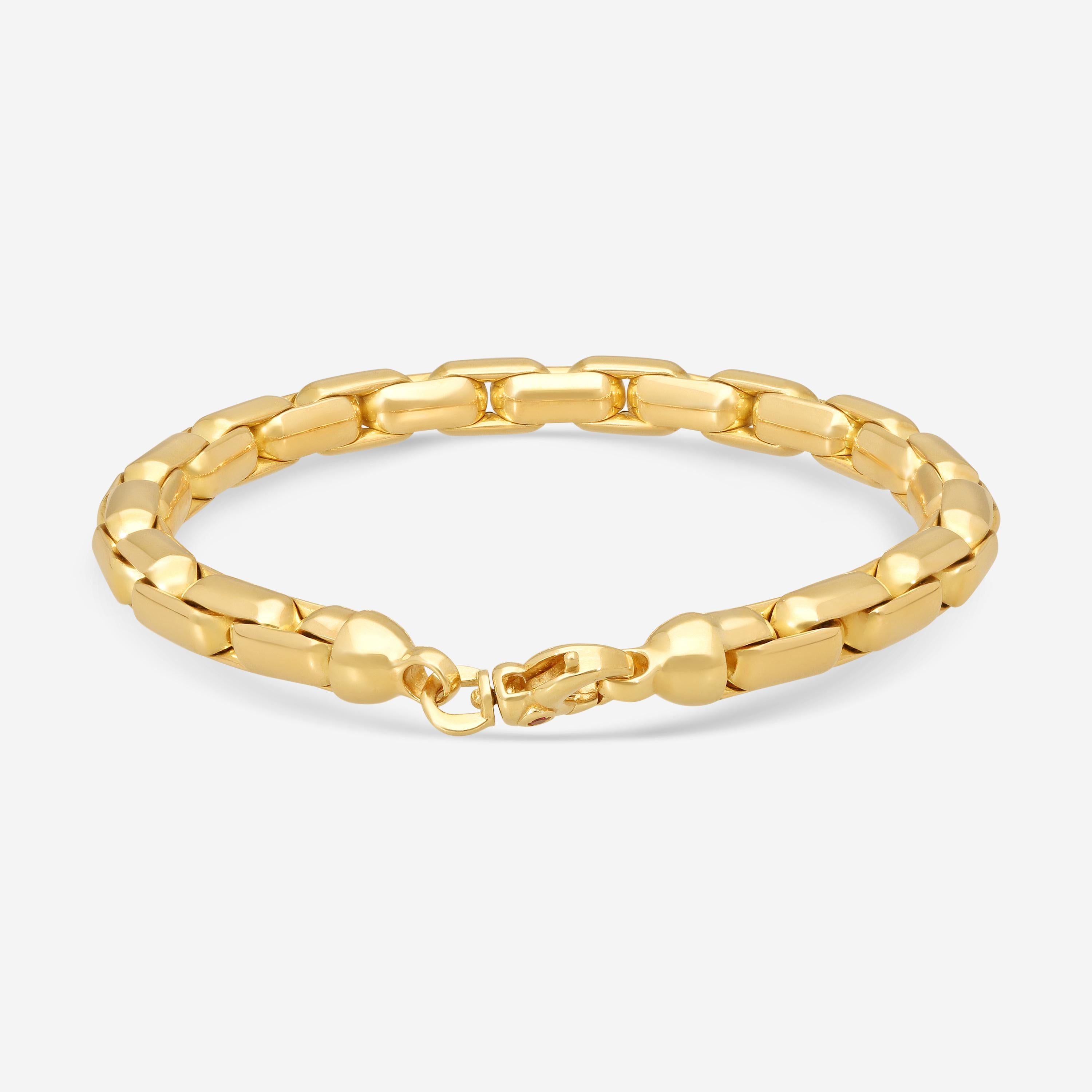 Roberto Coin Oro Classic 18K Yellow Gold Link Bracelet 5310182AY800