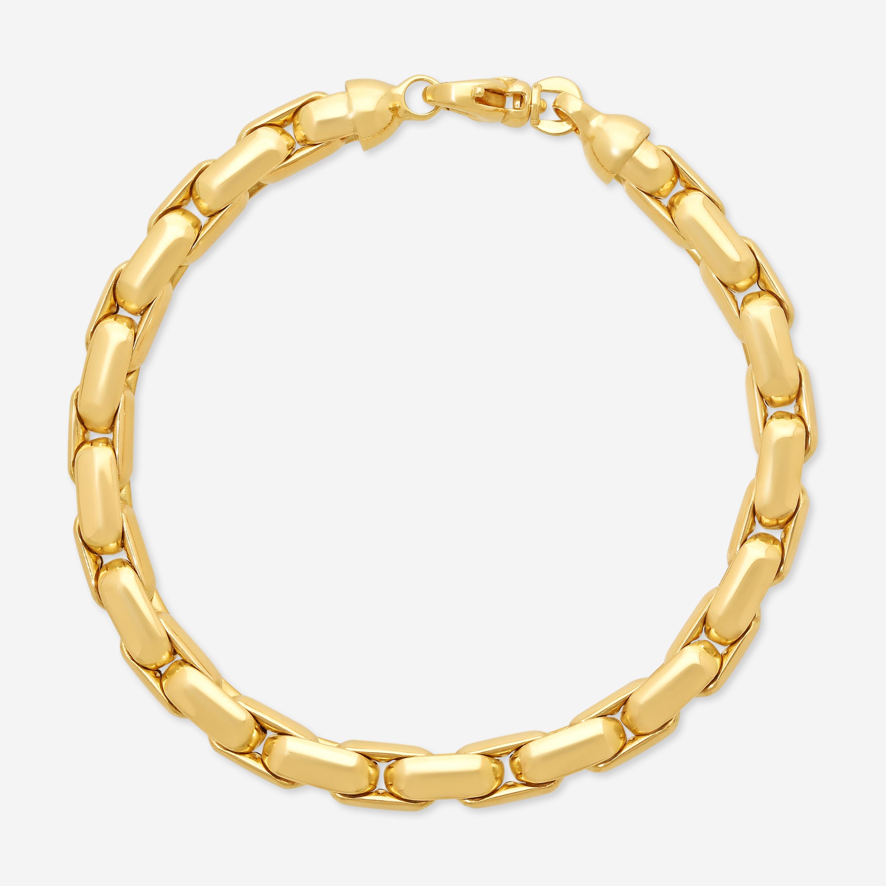 Roberto Coin Oro Classic 18K Yellow Gold Link Bracelet 5310182AY800