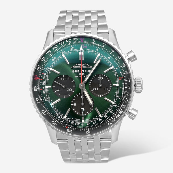 Breitling Navitimer Chronograph Stainless Steel Automatic Men's Watch AB0137241L
