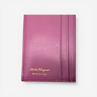 Salvatore Ferragamo Women's 627819 Pink Gancini Bifold Wallet MSRP $617 - THE SOLIST