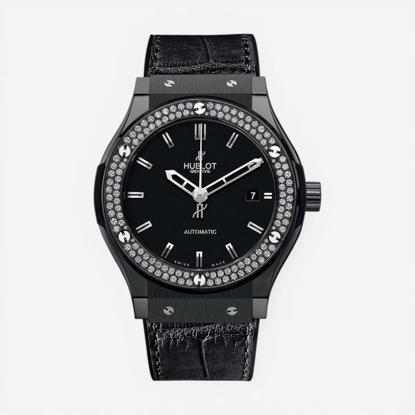 Hublot Classic Fusion Ceramic Diamond Automatic Men's Watch 542CM.1170.LR