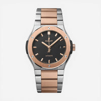 Hublot Classic Fusion Titanium & 18K Rose Gold Automatic Men's Watch 548.NO.1180