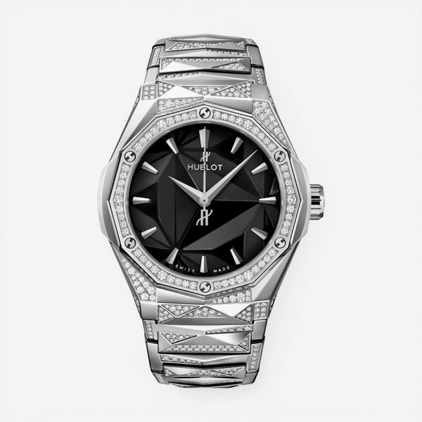 Hublot Classic Fusion Orlinski Titanium Diamond Automatic Men's Watch 550.NS.180