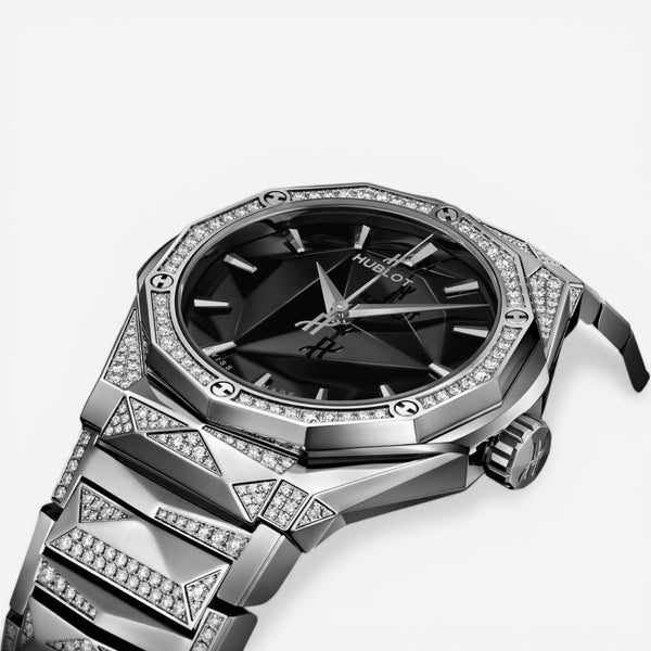 Hublot Classic Fusion Orlinski Titanium Diamond Automatic Men's Watch 550.NS.180