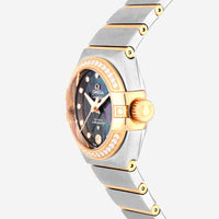 Omega Constellation 18K Rose Gold and Steel Tahiti Mother Of Pearl Automatic Ladies Watch 123.25.27.20.57.006 - THE SOLIST