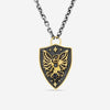 Armenta Romero 18K Yellow Gold Blackened Sterling Silver Multistone Pendant Necklace 17793