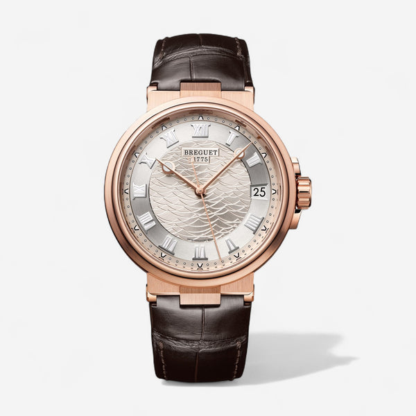 Breguet Marine 18K Rose Gold Automatic Men's Watch 5517BR129ZU