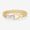 Roberto Coin Primavera 18K Yellow & White Gold Diamond Bangle Bracelet 5573805AJBAX - THE SOLIST