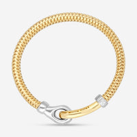 Roberto Coin Primavera 18K Yellow & White Gold Diamond Bangle Bracelet 5573805AJBAX - THE SOLIST