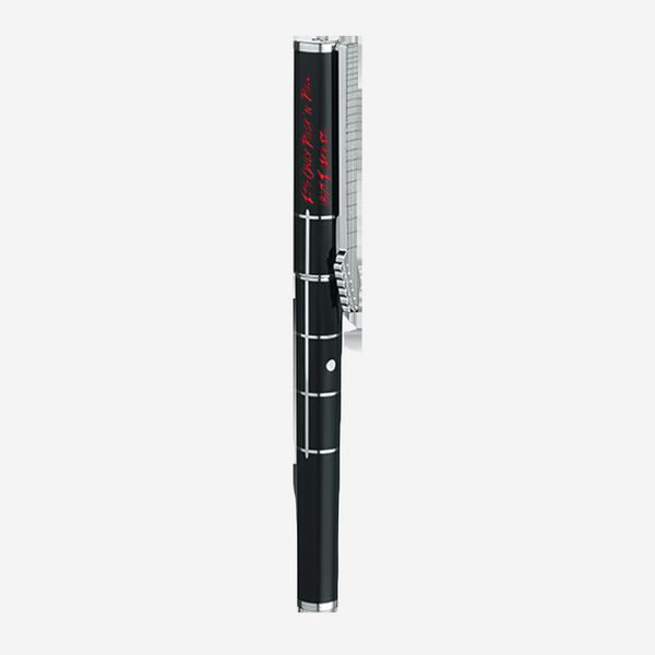 S.T. Dupont Rolling Stones LE Black Lacquer & Palladium Rollerball Pen 142032