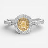 Gregg Ruth 18K Yellow Gold Diamond Engagement Ring Sz. 6.75 59367 - THE SOLIST