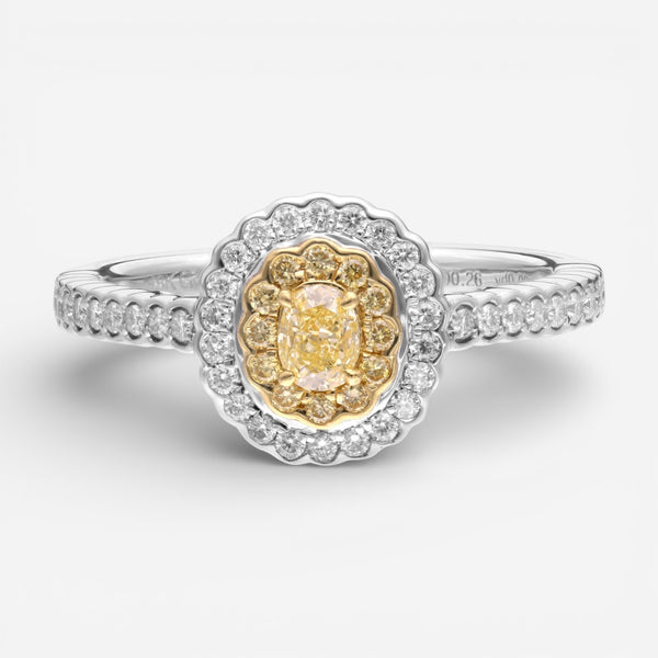 Gregg Ruth 18K Yellow Gold Diamond Engagement Ring Sz. 6.75 59367 - THE SOLIST