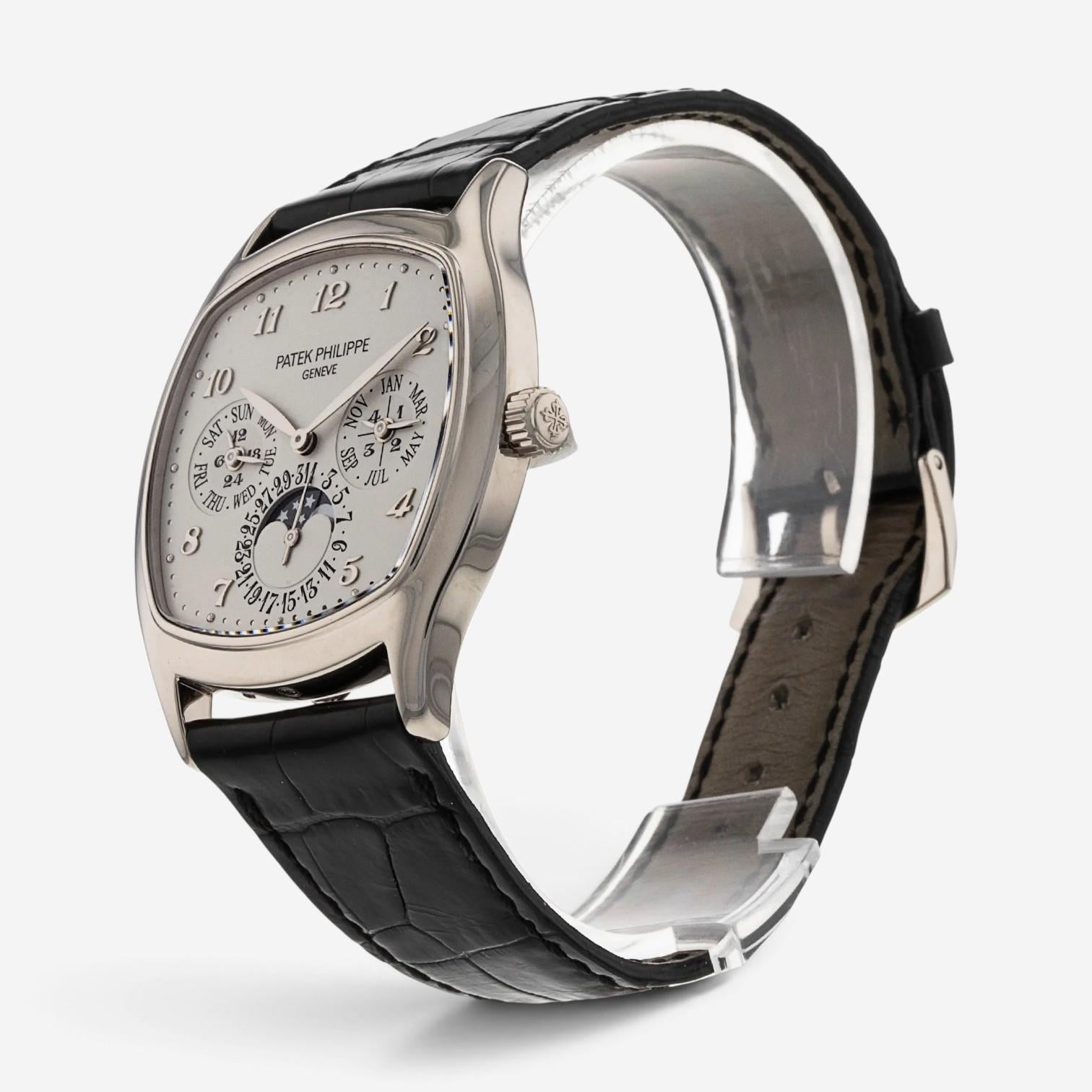 Patek Philippe Complications 18K White Gold Automatic Men's Watch 5940G-001