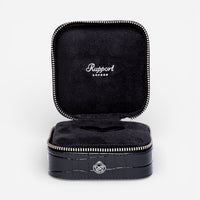 Rapport Director’s Range Black Leather Small Jewelry Box D336