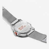 Luminox Bear Grylls Survival "Never Give Up" Stainless Steel GMT Quartz Men's Watch XB.3762