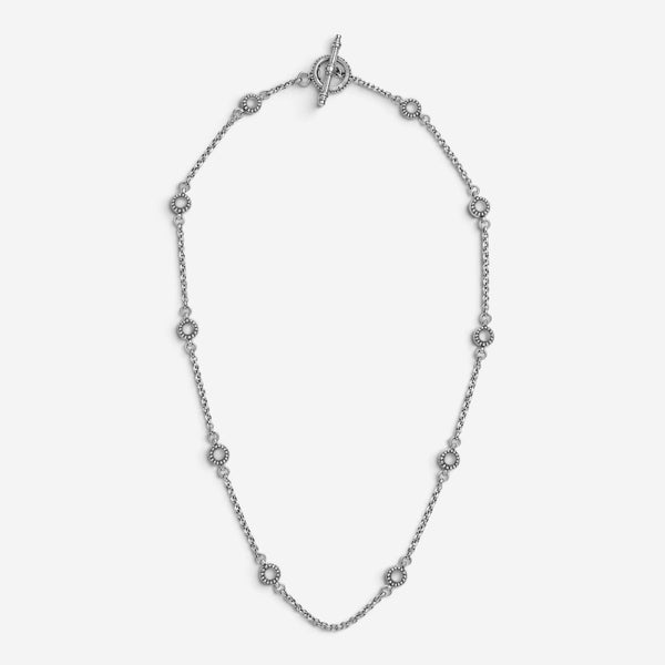 Konstantino SS Classic Sterling Silver Dot Necklace KOKJ366-131-18-10U
