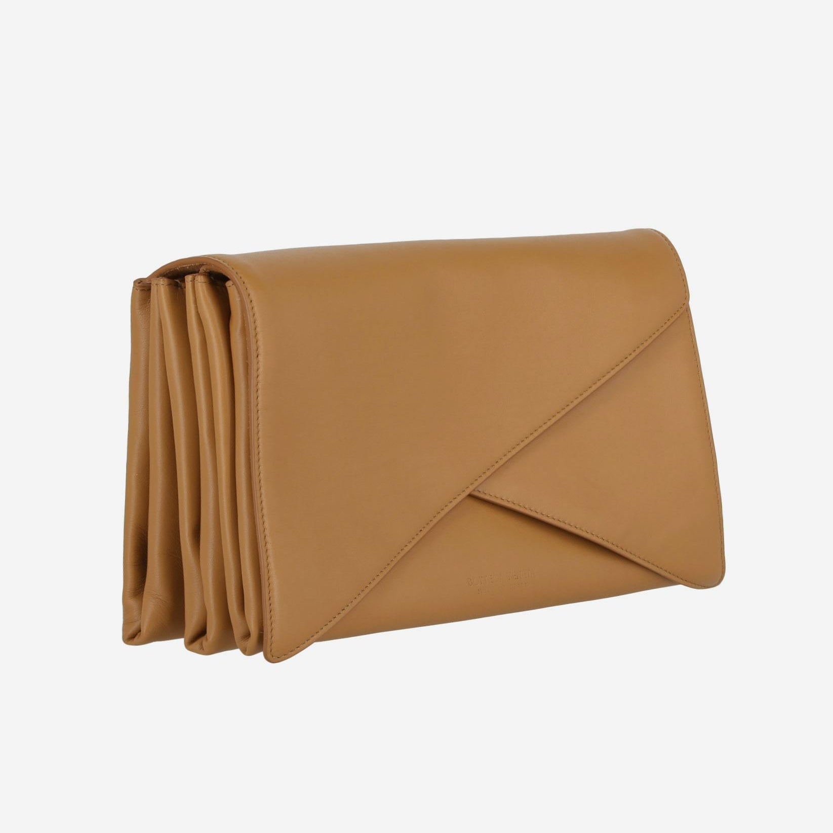 Bottega Veneta Brown Leather Clutch 600384-Vcp40-9830