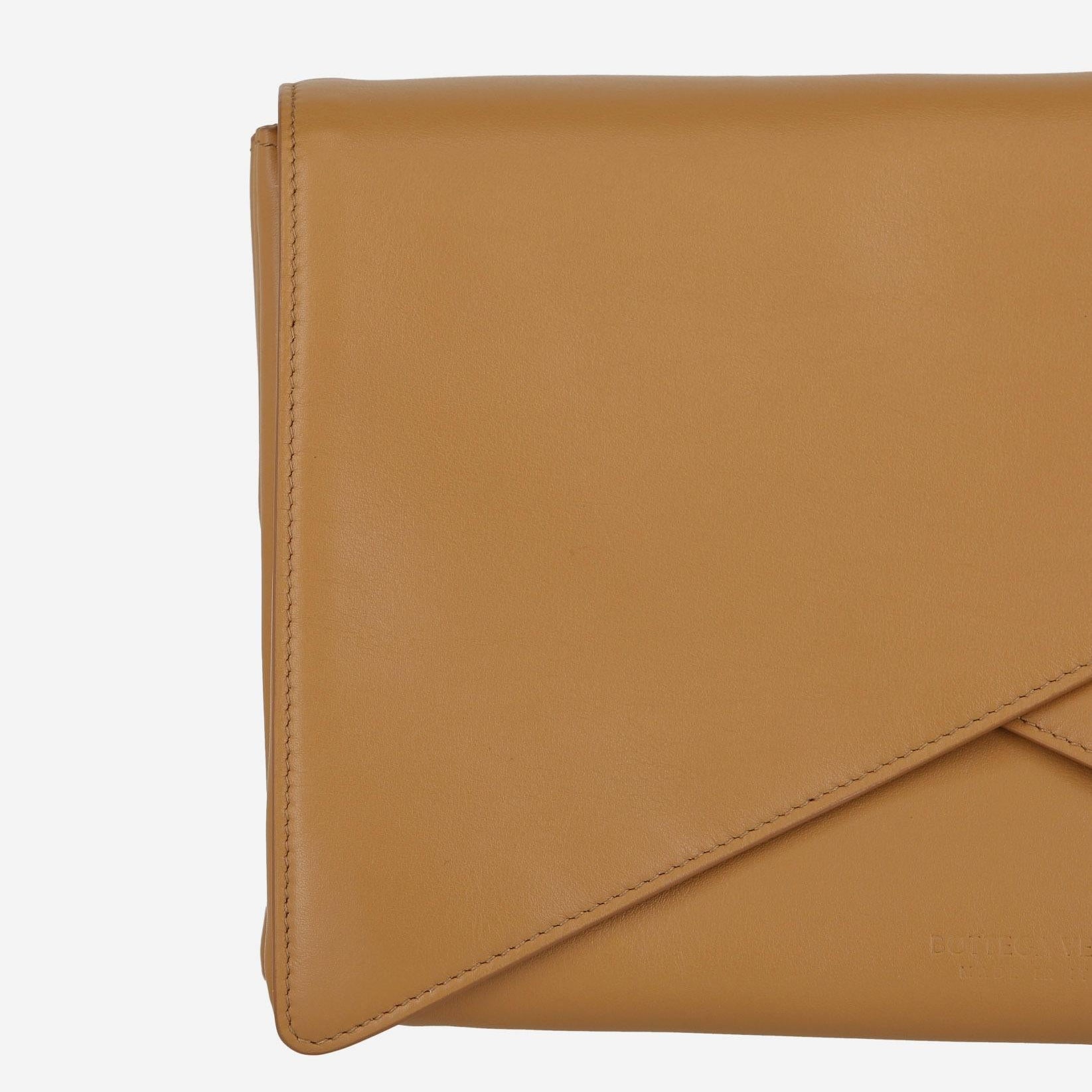 Bottega Veneta Brown Leather Clutch 600384-Vcp40-9830