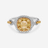 Gregg Ruth 18K Gold, 0.67ct. Fancy Yellow Diamond and White Diamond Engagement Ring Sz. 6.5 602942-919 - THE SOLIST