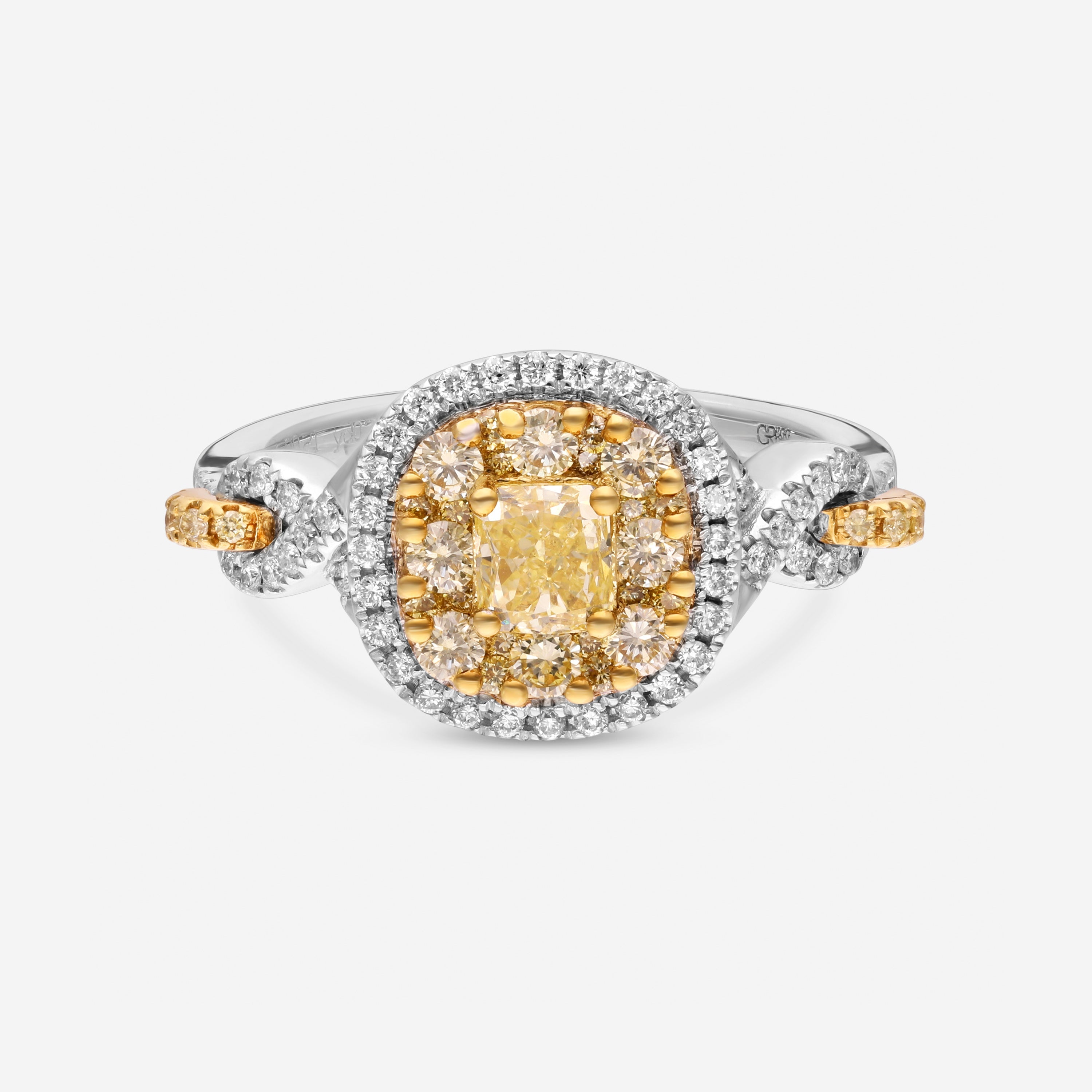 Gregg Ruth 18K Yellow Gold Diamond Engagement Ring Sz. 6.5 602942-920 - THE SOLIST