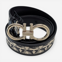 Salvatore Ferragamo 706117 Women's Double Gancini Belt Size 100 MSRP $550 - THE SOLIST