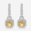Gregg Ruth 14K White Gold, Diamond 0.55ct. and Pavé Diamonds 0.39ct. tw. Drop Earrings 603855-GCR/000939.166
