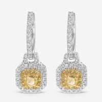 Gregg Ruth 14K White Gold, Diamond 0.55ct. and Pavé Diamonds 0.39ct. tw. Drop Earrings 603855-GCR/000939.166