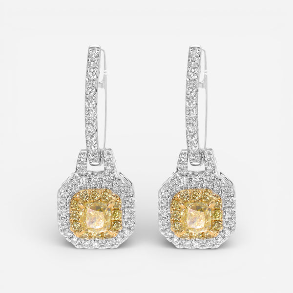 Gregg Ruth 14K White Gold Diamond Drop Earrings 603855–GCR/000938 - THE SOLIST
