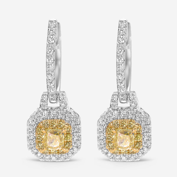 Gregg Ruth 14K White Gold Diamond Drop Earrings 603855-GCR/000939.166 - THE SOLIST