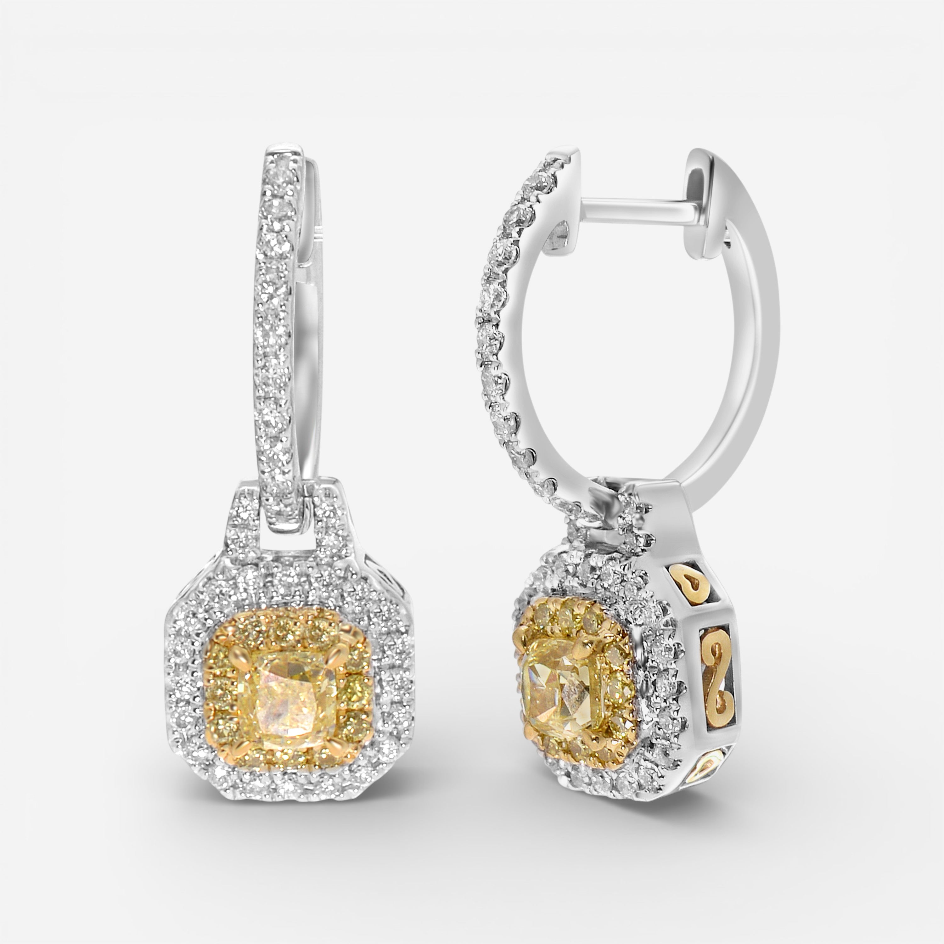 Gregg Ruth 14K White Gold Diamond Drop Earrings 603855–GCR/000938 - THE SOLIST