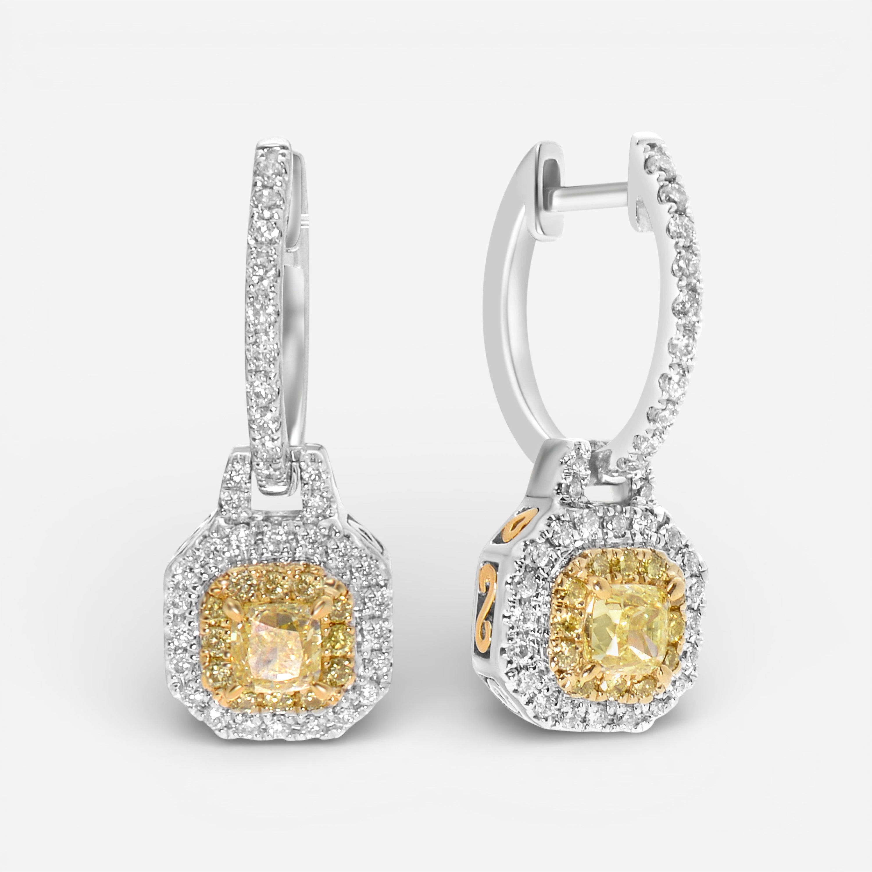 Gregg Ruth 14K White Gold Diamond Drop Earrings 603855–GCR/000938 - THE SOLIST