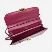 Salvatore Ferragamo Anemone 614935 Magenta Crossbody Bag MSRP $960 - THE SOLIST