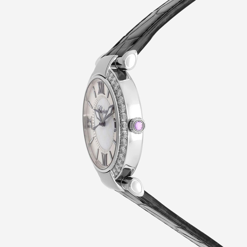 Chopard Imperiale Stainless Steel Diamond Automatic Ladies Watch 388531-3002